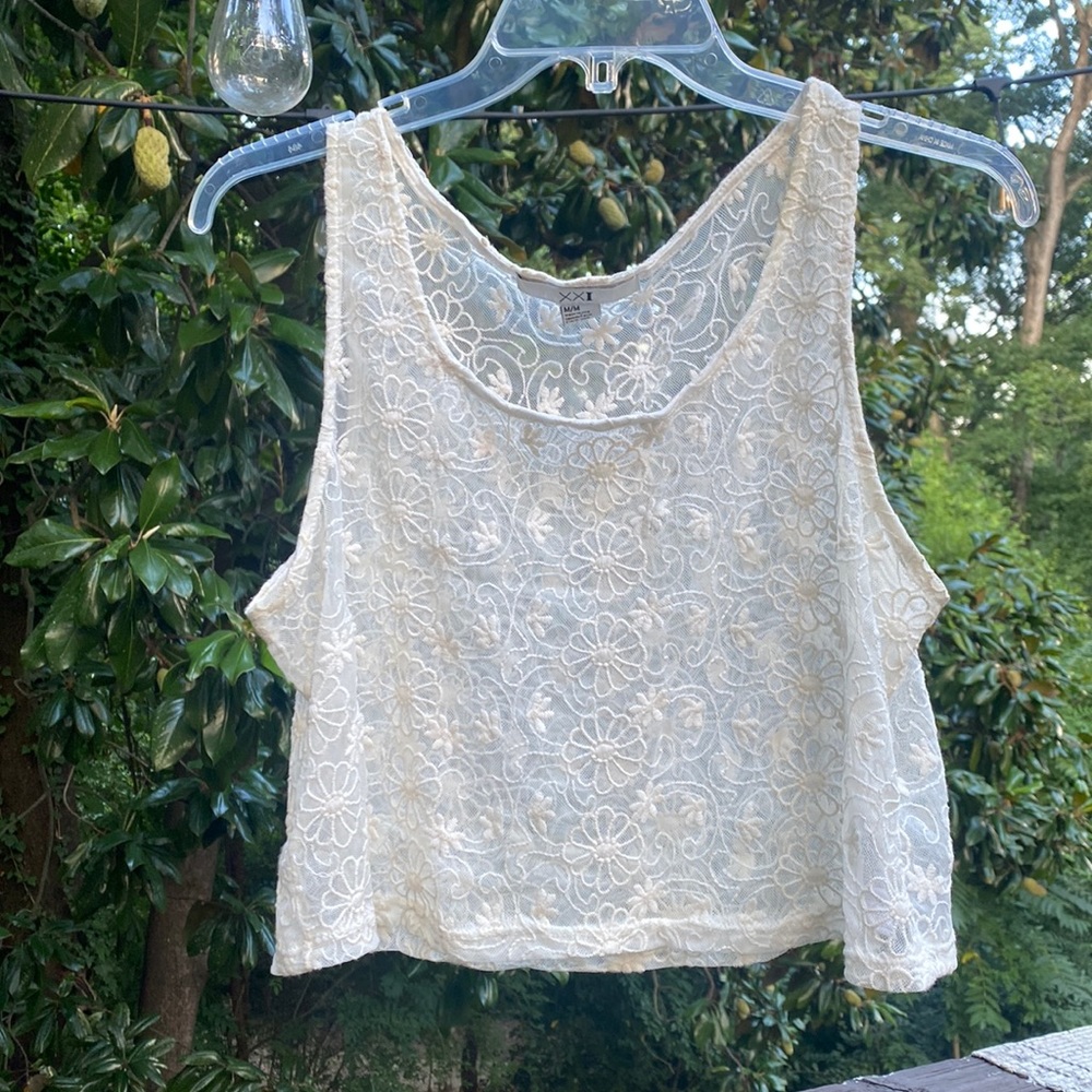 Floral print crops too